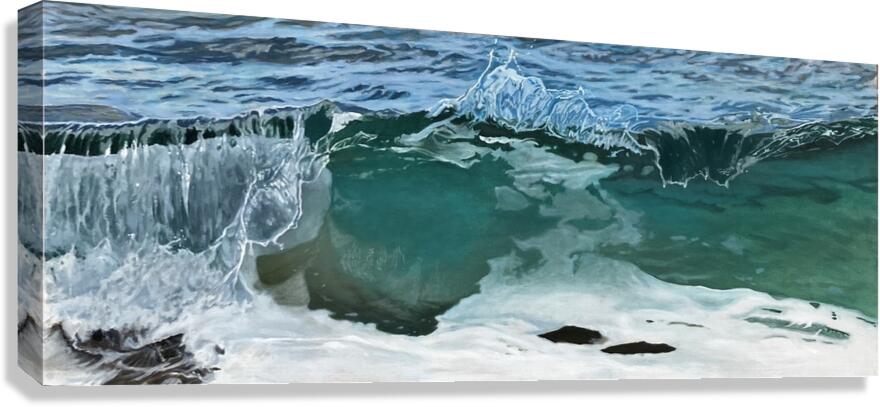 GREEN BREAK Canvas Print