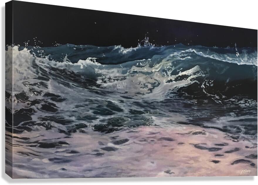 MOONLIGHT TIDE Canvas Print