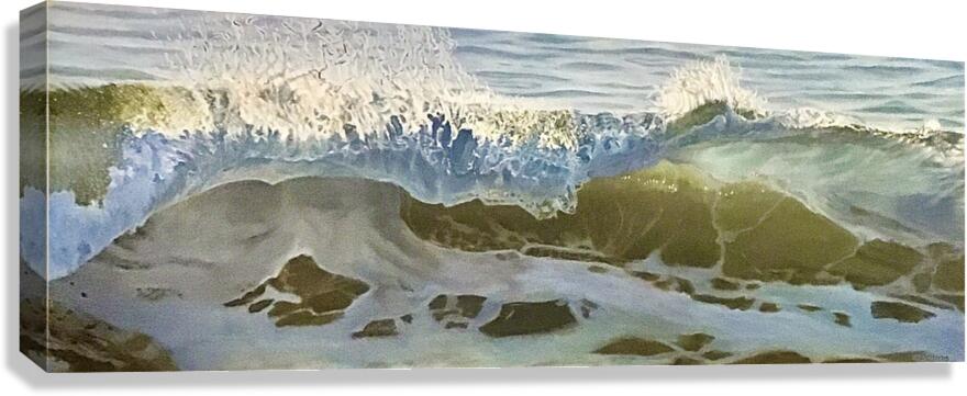 GOLD BREAK Canvas Print
