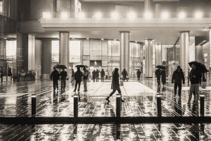 Rainy Night in a Modern IFS Chengdu 1