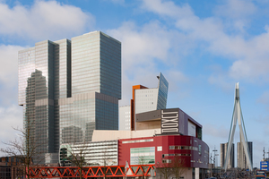 Luxor Theater De Rotterdam and KPN building