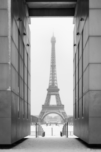 Paris under the snow