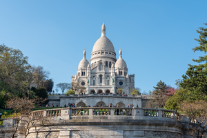 The Sacre Coeur on the hill of Montmartre 1