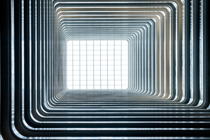 light tunnel in a building