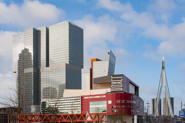 Luxor Theater De Rotterdam and KPN building by Philippe Lejeanvre