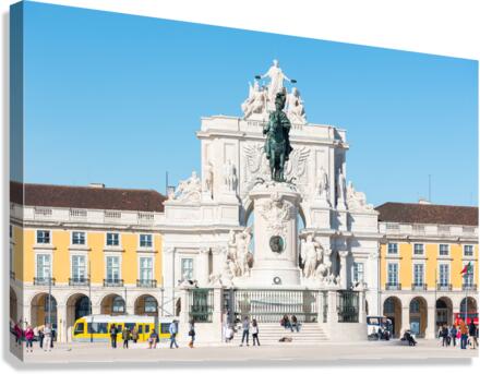 Lisbon - portugal - Commerce Square Canvas Print