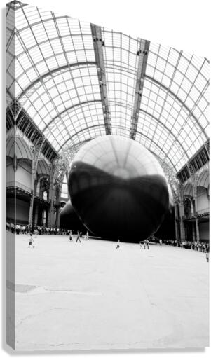 Paris   Leviathan by Anish Kapoor   Grand Palais Canvas Print