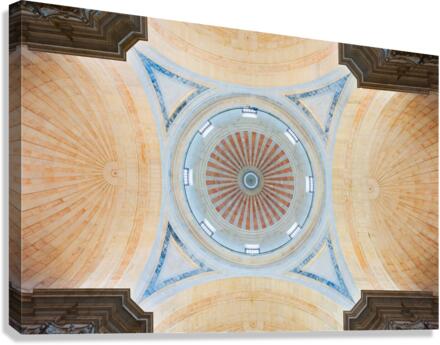 Lisbon Pantheon ceiling  Canvas Print
