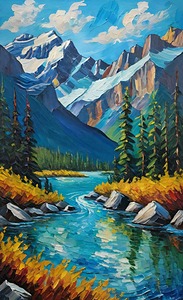 Canada Rockies landscape 20k1