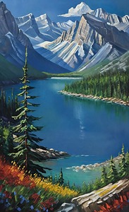Canada Rockies landscape 20k2