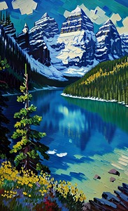 Canada Rockies landscape 20k3