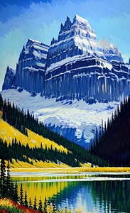 Canada Rockies landscape 20k5