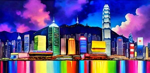 HongKong TV vintage art3