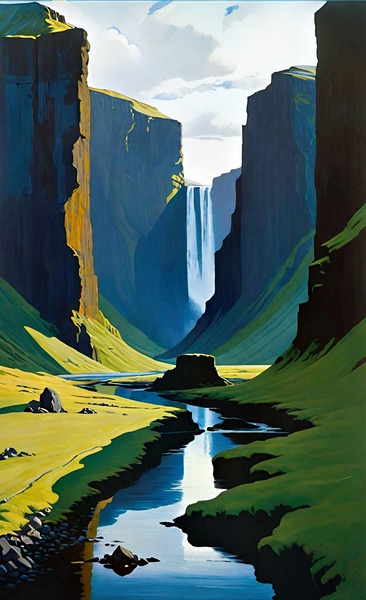 Canyon Iceland 20k4 Print