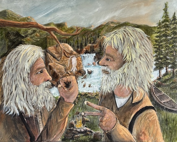 IMG 4162 rocks paper scissors who gets to eat the mouse Print