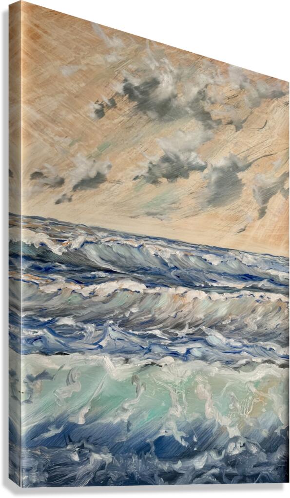 IMG 4329 seascape sunset Canvas Print