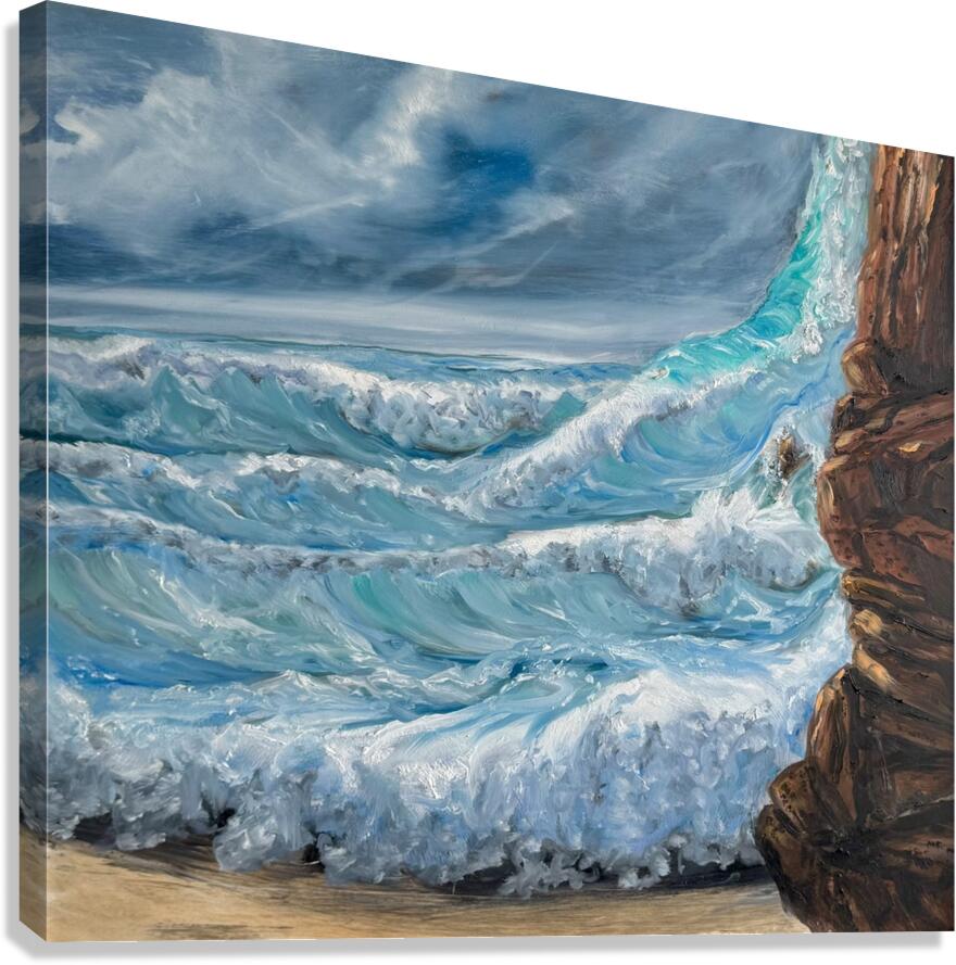 IMG 4203 Beautiful colorful seascape Canvas Print
