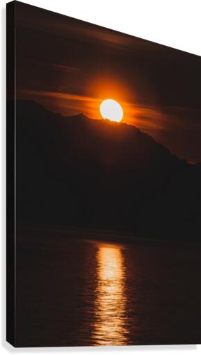 Fire Mountain Canvas Print