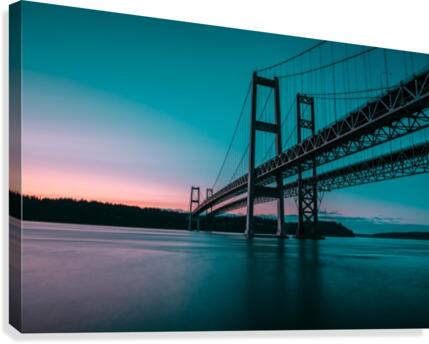 Setting Narrows Canvas Print