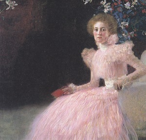 Gustav Klimt – Portrait of Sonja Knips 1898  Art Nouveau Masterpiece