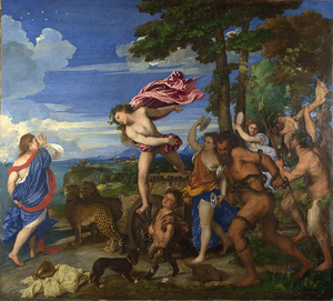 Titian - Bacchus and Ariadne 