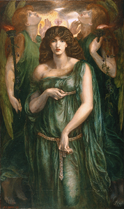 Dante Gabriel Rossetti - Astarte Syriaca . 1877