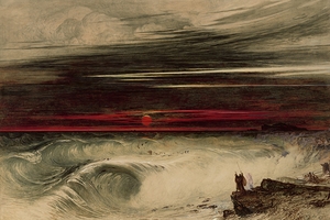 The Destruction of Pharaohs Host – John Martin | Dramatic Biblical Scene