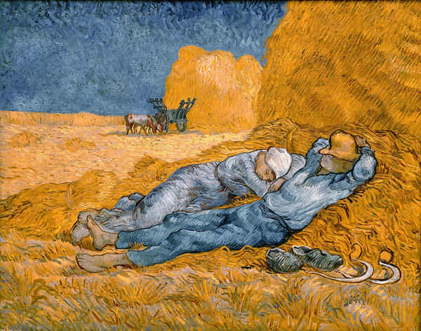 Vincent van Gogh - Noon Rest from Work by Wirla