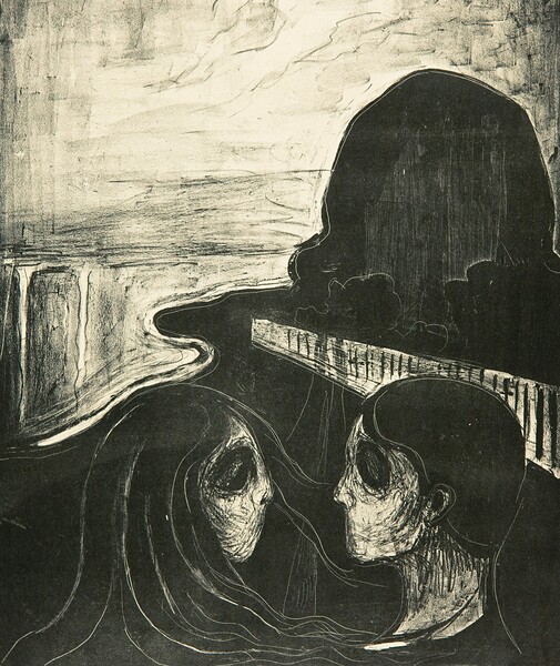 Edvard Munch -  Attraction Print