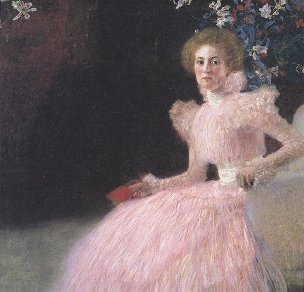 Gustav Klimt – Portrait of Sonja Knips 1898  Art Nouveau Masterpiece by Wirla