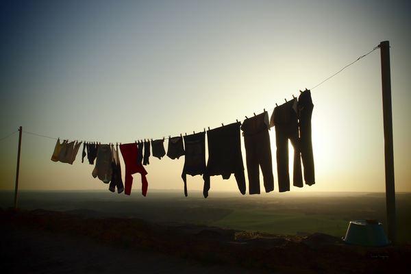 Corde a linge  |  Clothes Line by Louise Tanguay