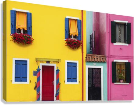 Couleurs de Burano  |  Burano Colours Impression sur toile