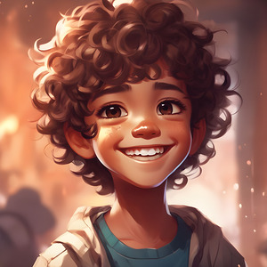 Beautiful smiling boy