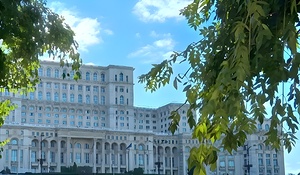 Palace of Parliament in Bucharest  Romania