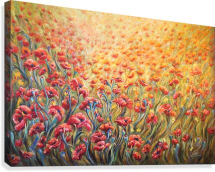 Poppyrazzi 5H   Canvas Print