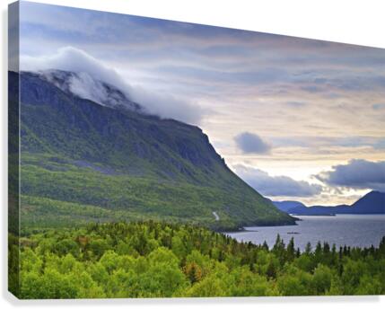 blow me down mountain  Canvas Print