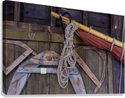 Maines First Ship 8 Canvas Print