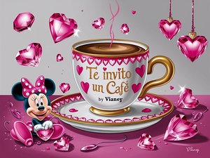 a coffee or tea cup with the name4