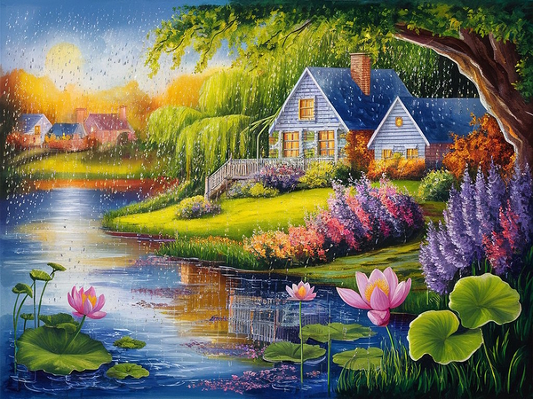Quiet rural scene. by NorShop