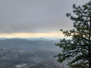 Overlook with Snow