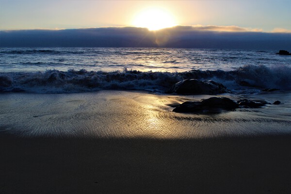 Garrapata Beach Carmel by the Sea CA 30 Sunset by Anitra K Acuna