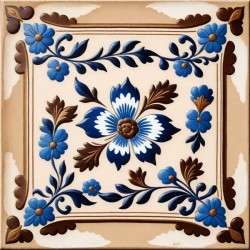 square traditional tile