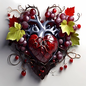 Default Human heart made with wine and red grapes 1714833881.7792