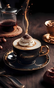 a cup of italian cappuccino coffee with cream des 1715614461.2044