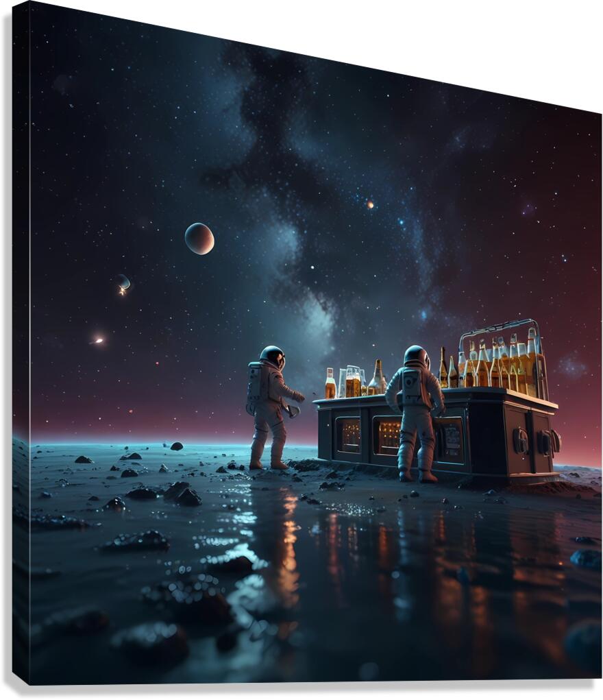 Art 3D color artificial 2 Canvas Print