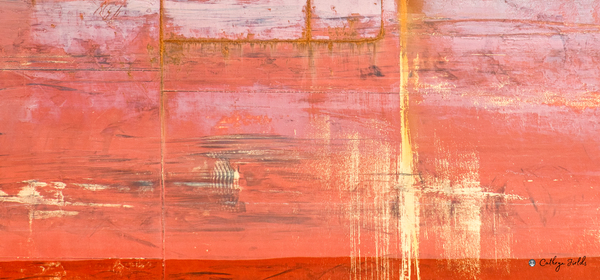 EMANUELE S | Sunlit Tangerine Horizons  Print