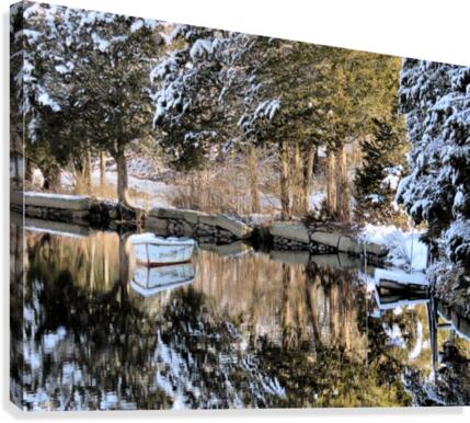 River reflections  Canvas Print