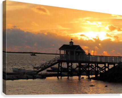 Fall sunrise Canvas Print