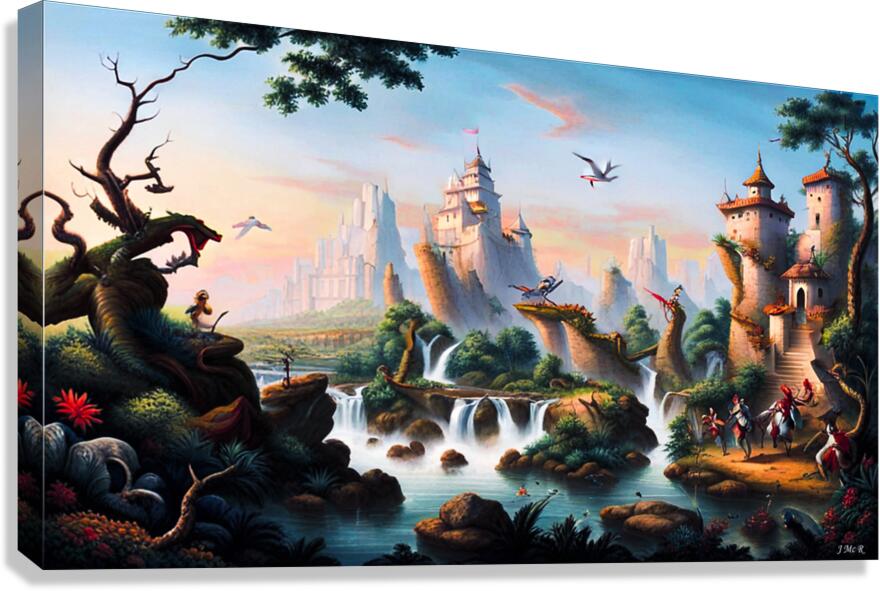 Dramatic Canvas Print