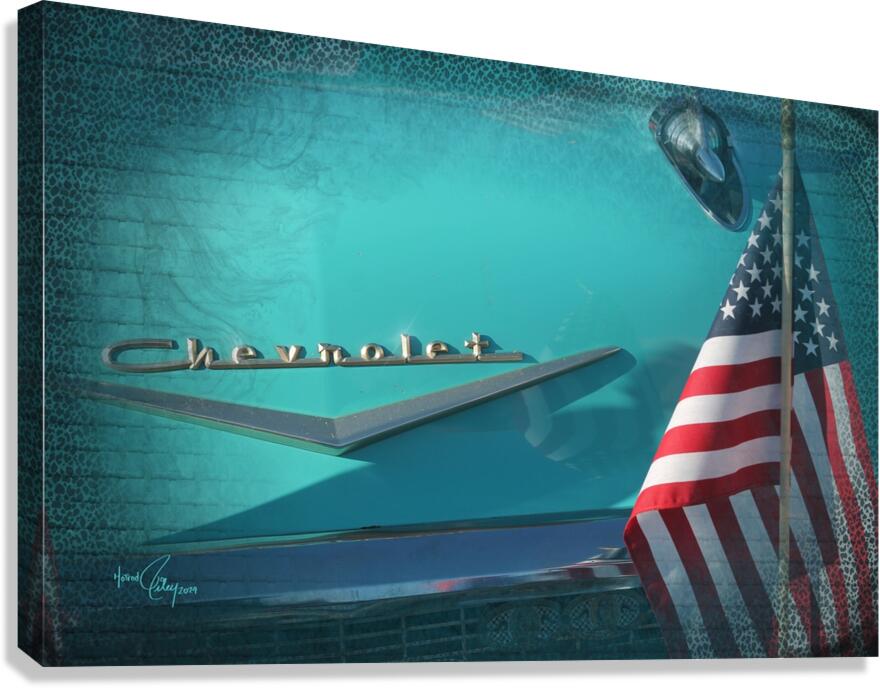 Chevy Blue Canvas Print